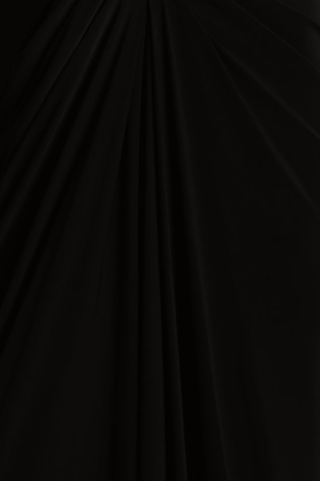 Lace & Jersey Gown
