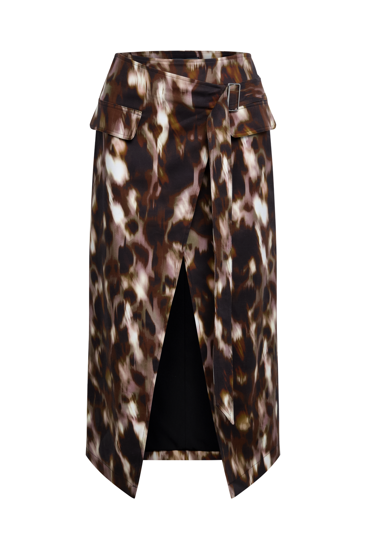 Overlap Midi Skirt