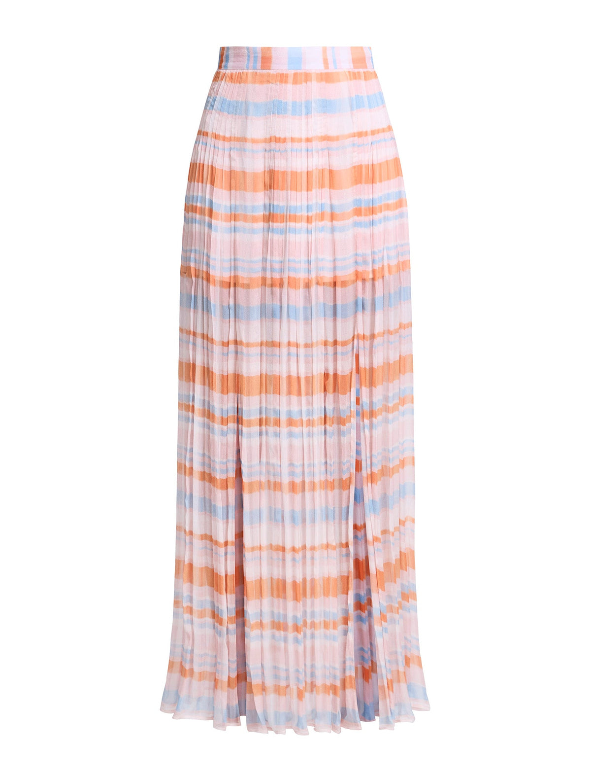 Printed Pleated Skirt