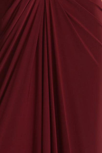 Lace & Jersey Gown