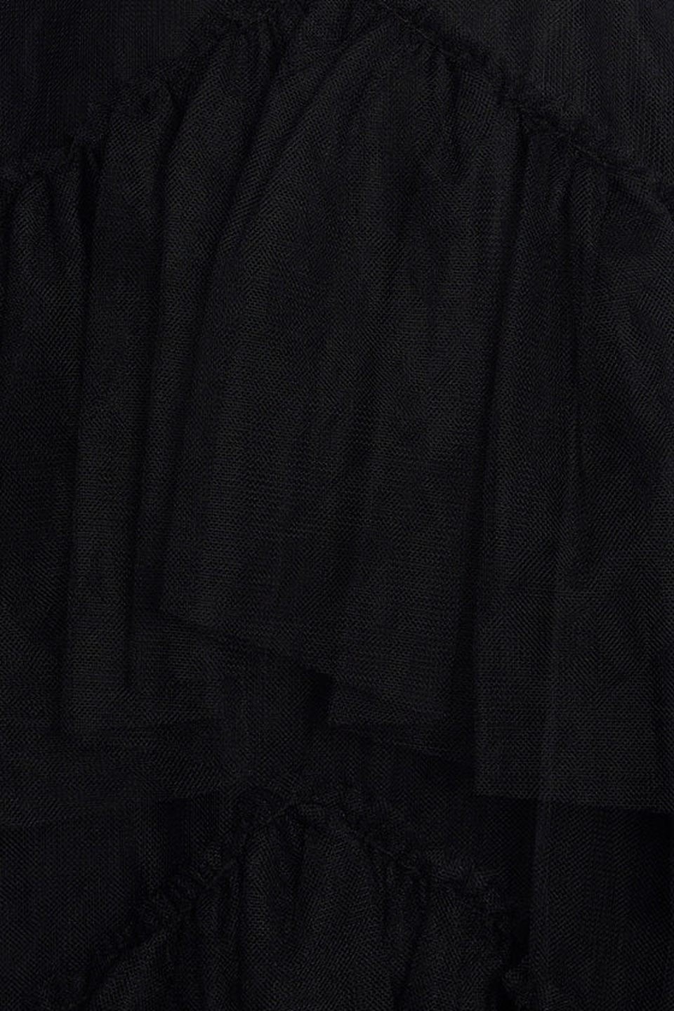 Oly Tiered Ruffle Tulle Evening Gown