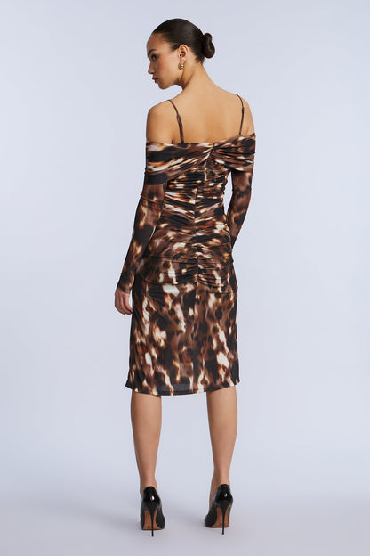 Jersey Off Shoulder Dress