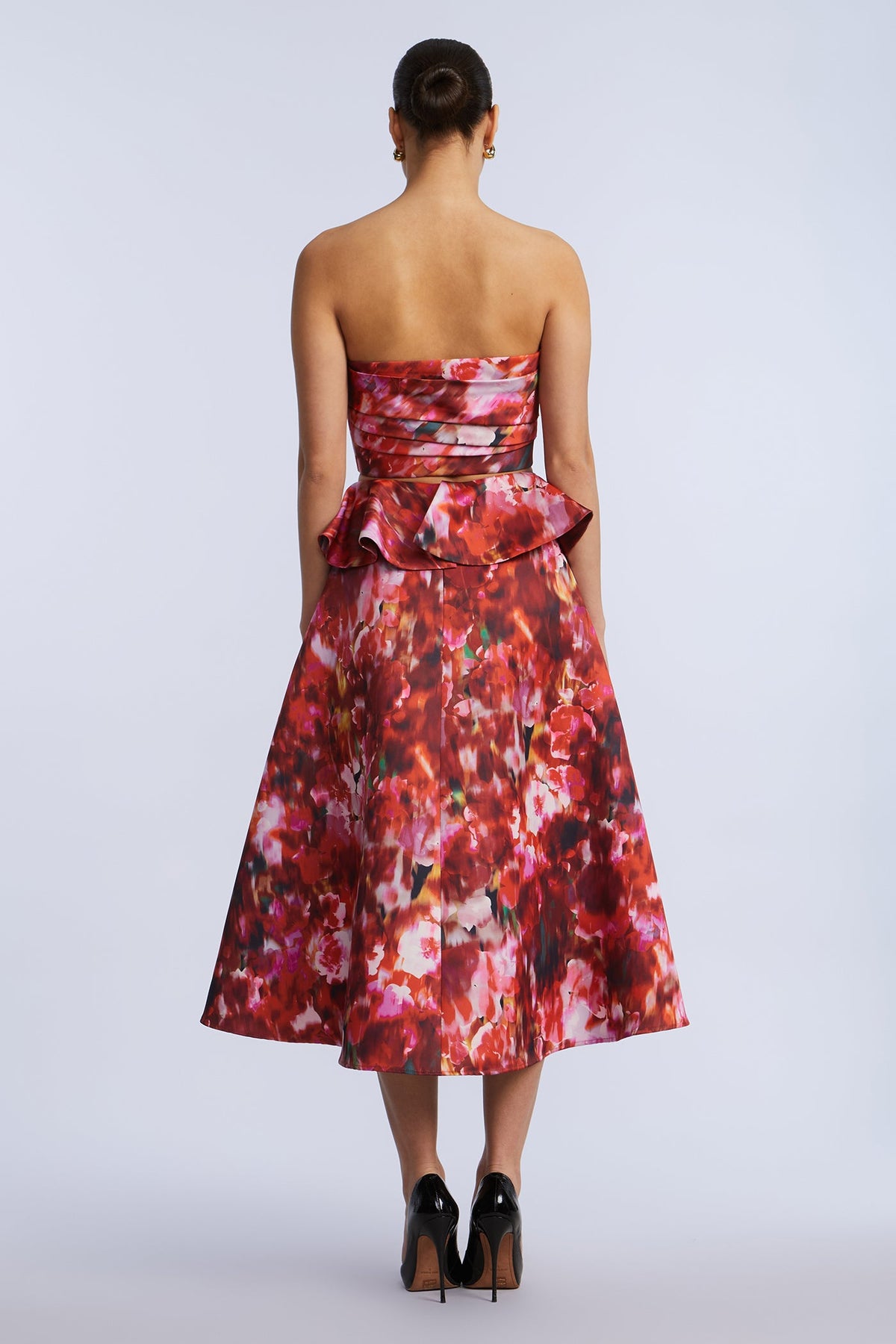 Pleated Satin Bustier