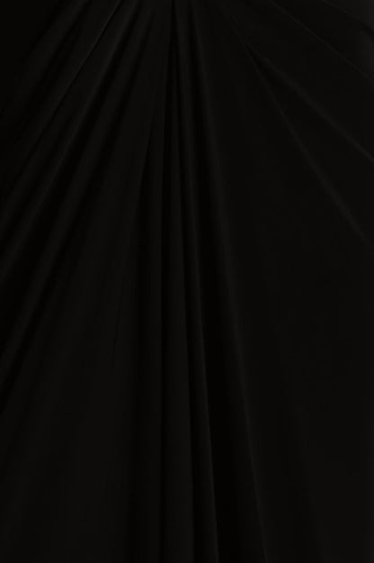 Lace & Jersey Gown