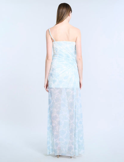 Mesh & Sequin Gown