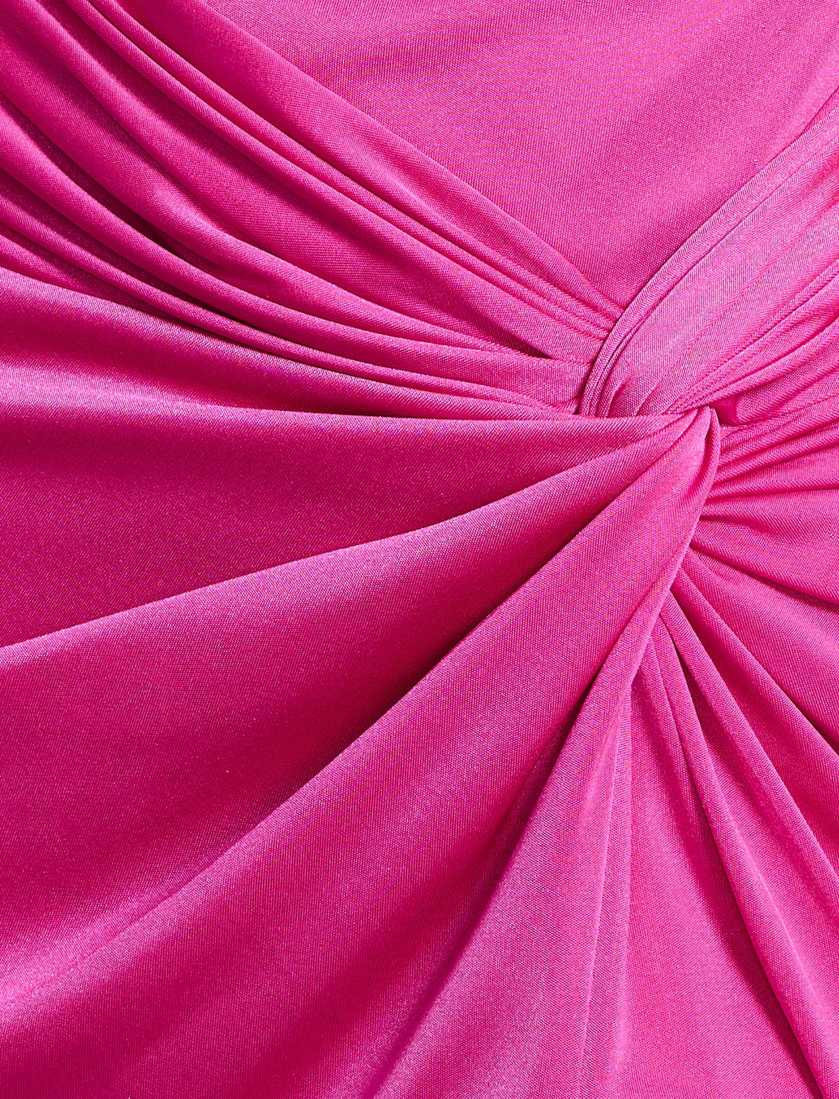 Cowl Draped Gown With Twist