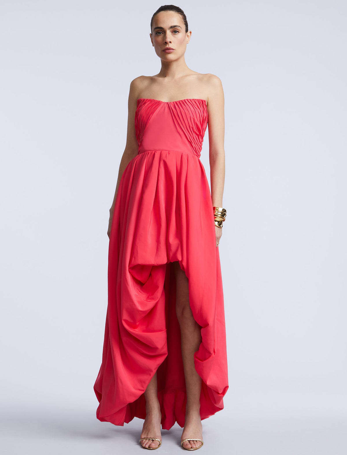High Slit Ball Gown