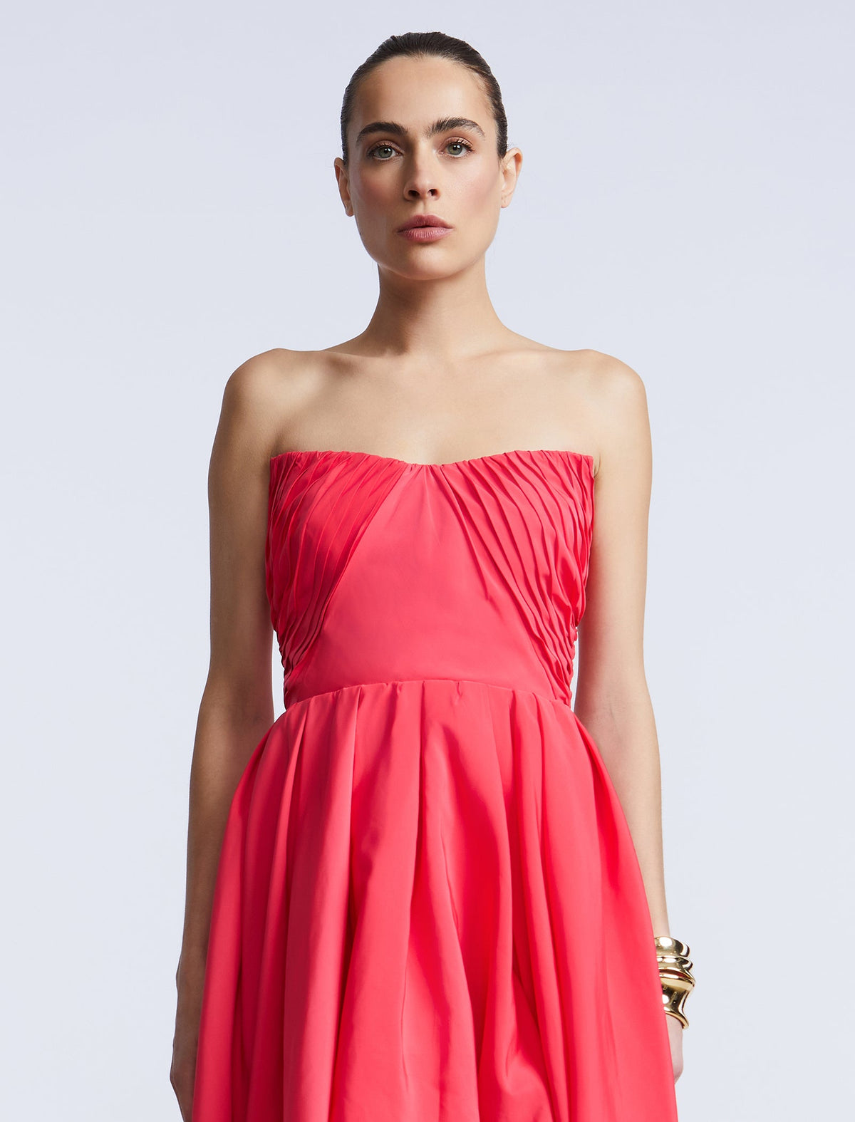 High Slit Ball Gown