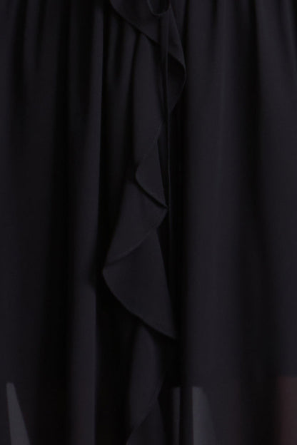 Solid Ruffle Dress
