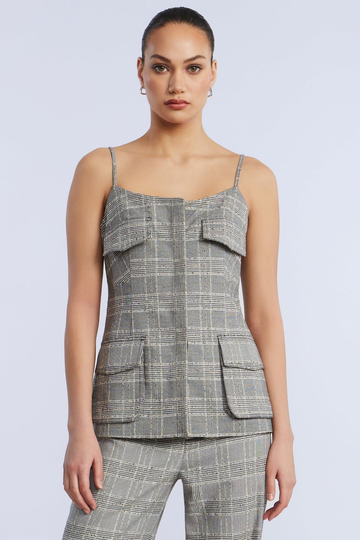 Glen Plaid Vest