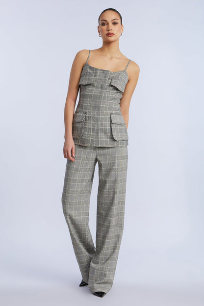 Glen Plaid Vest