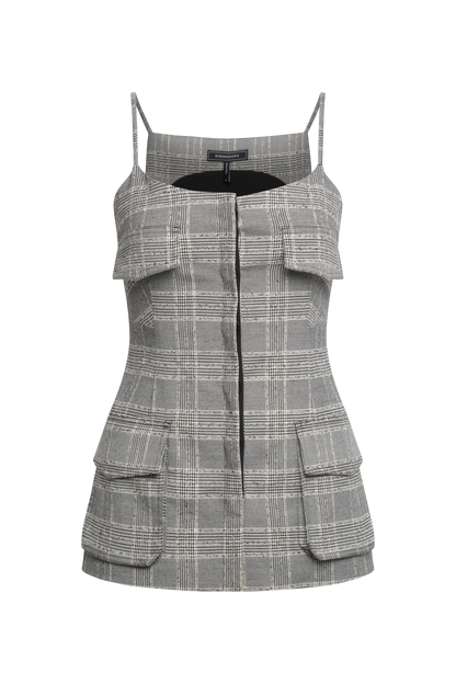 Glen Plaid Vest