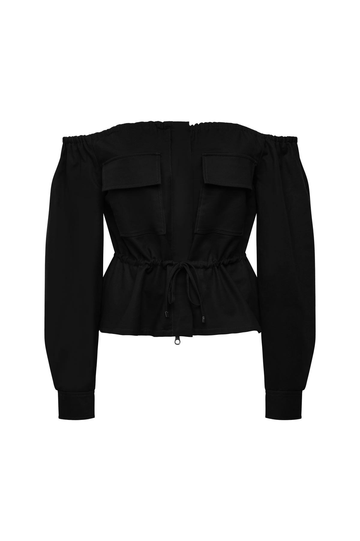 Off Shoulder Drawstring Top
