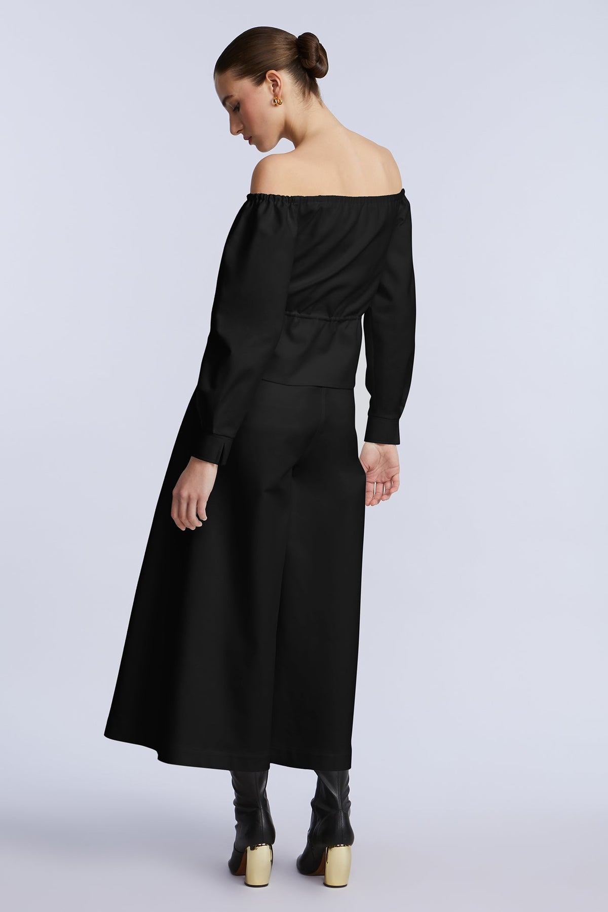Off Shoulder Drawstring Top
