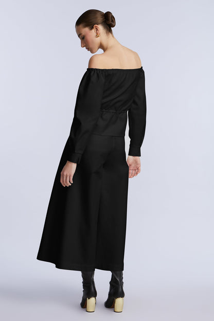 Off Shoulder Drawstring Top