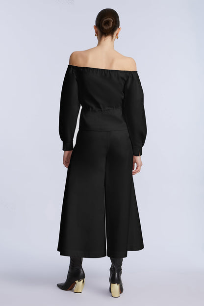 Off Shoulder Drawstring Top