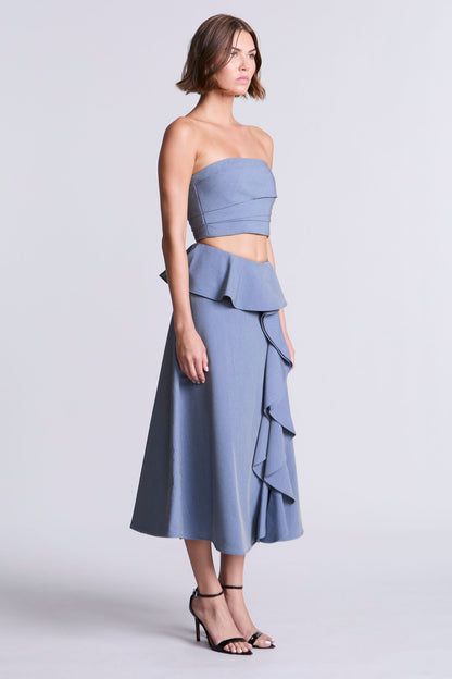 Cascade Midi Skirt
