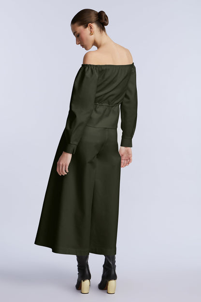 Off Shoulder Drawstring Top