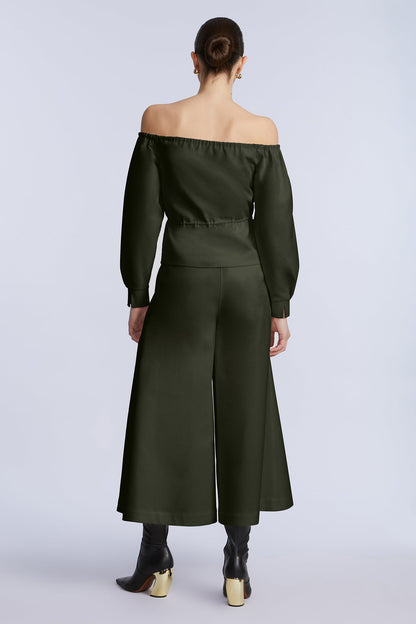 Off Shoulder Drawstring Top