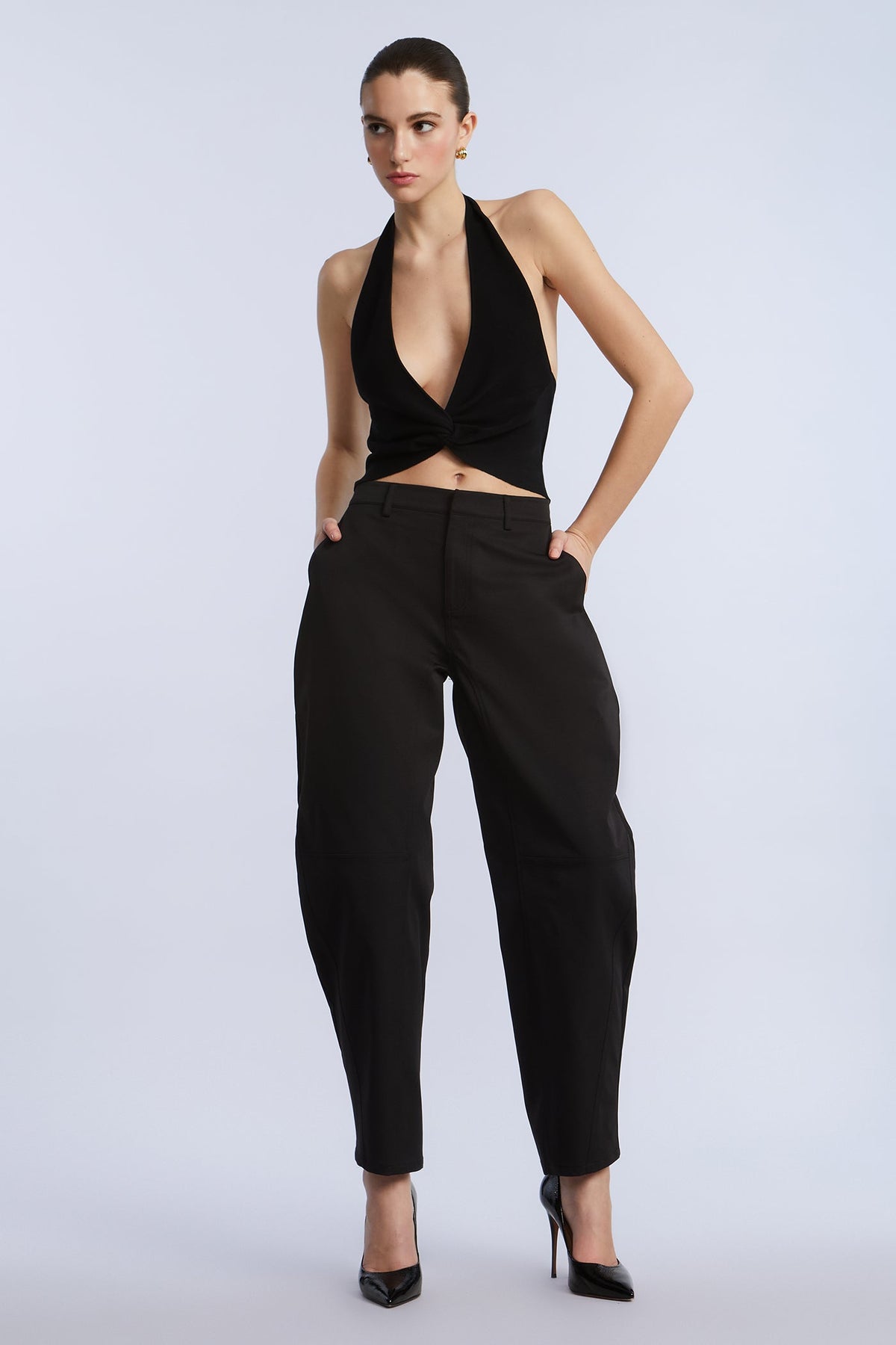 Halter Sweater Top
