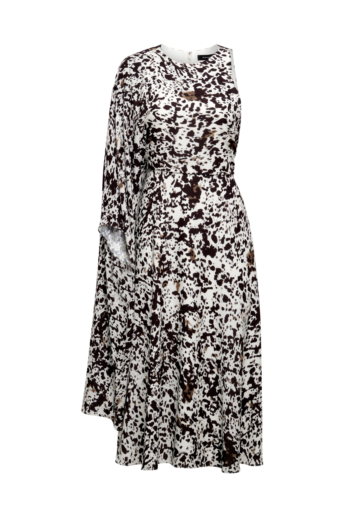 One Sleeve Midi Dress