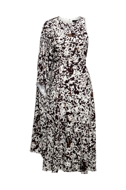 One Sleeve Midi Dress