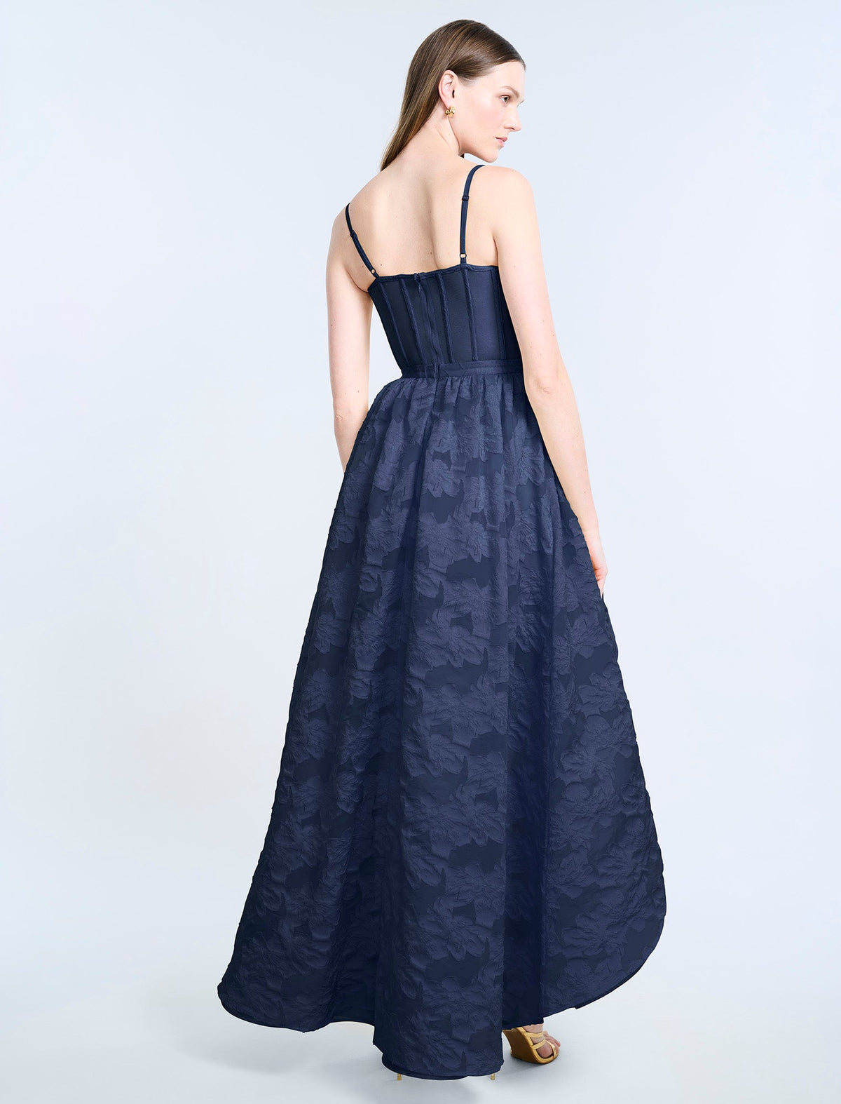 High Low Organza Tulle Gown