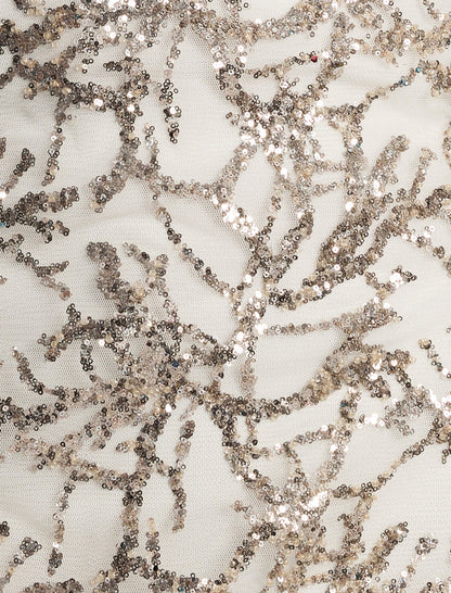 Mock Neck Embellished Mini