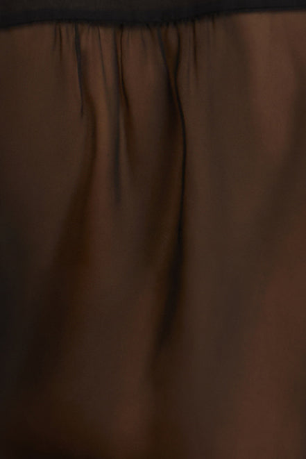 Chiffon Button Down