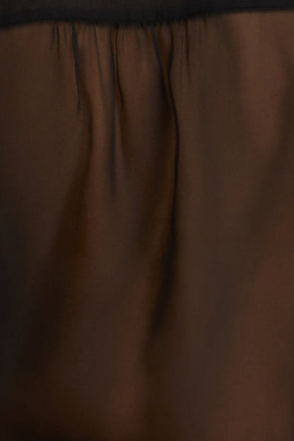 Chiffon Button Down