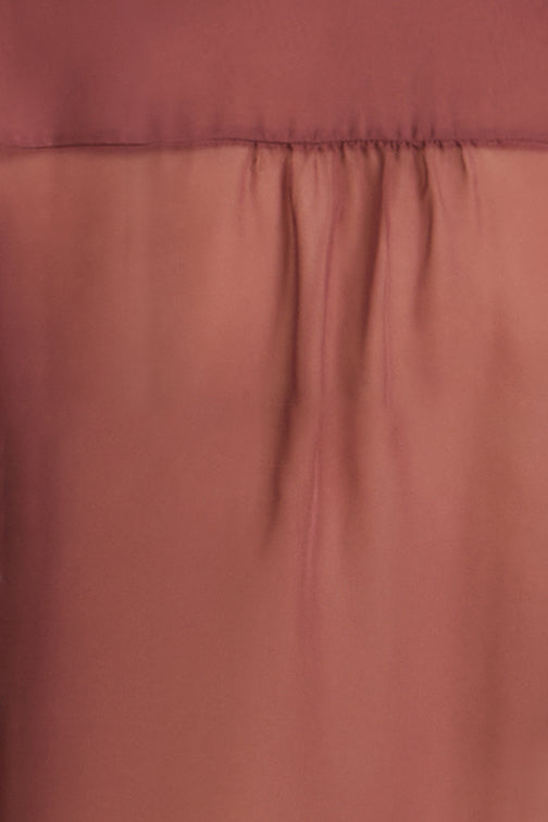 Chiffon Button Down